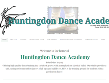 Tablet Screenshot of huntingdondance.com